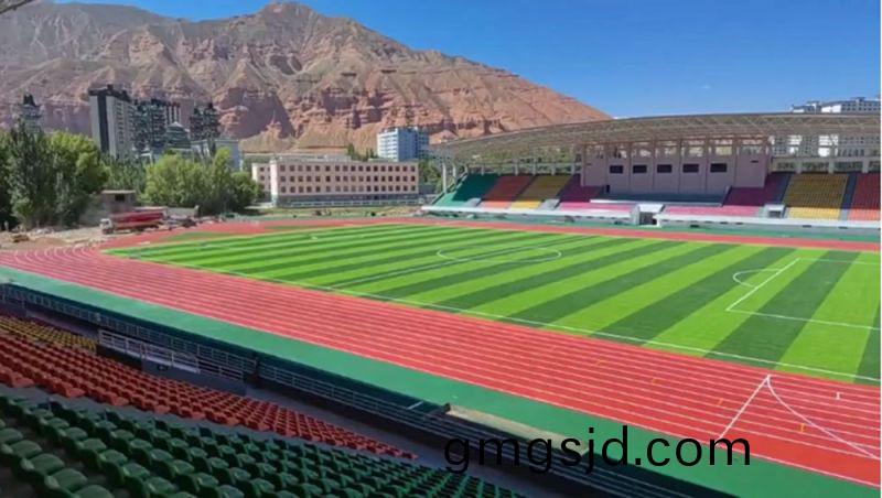 青海循化體育場(chang) - 塑膠跑道